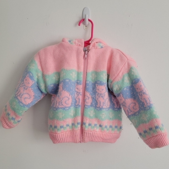 Vintage Rosenau toddler knitted sweater size 18-24 months - Picture 1 of 5